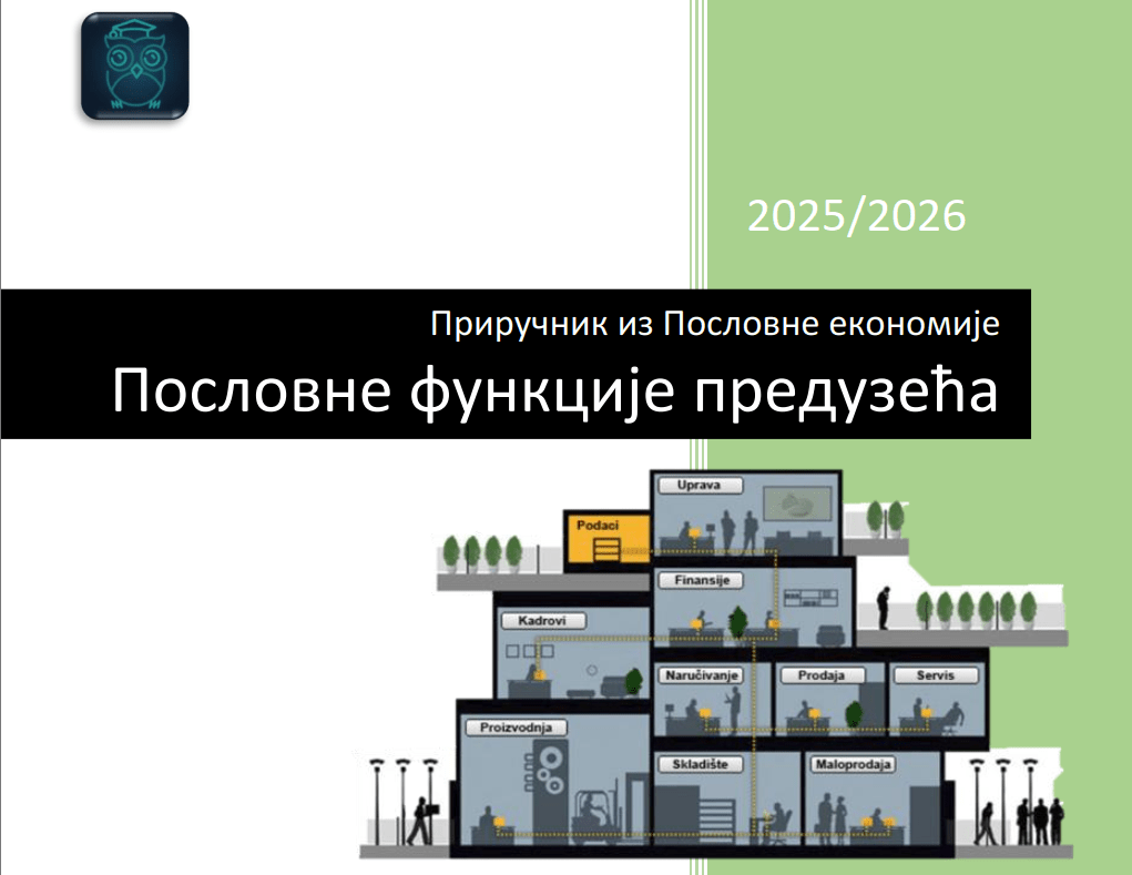 Приручник из пословне економије (пословне функције)